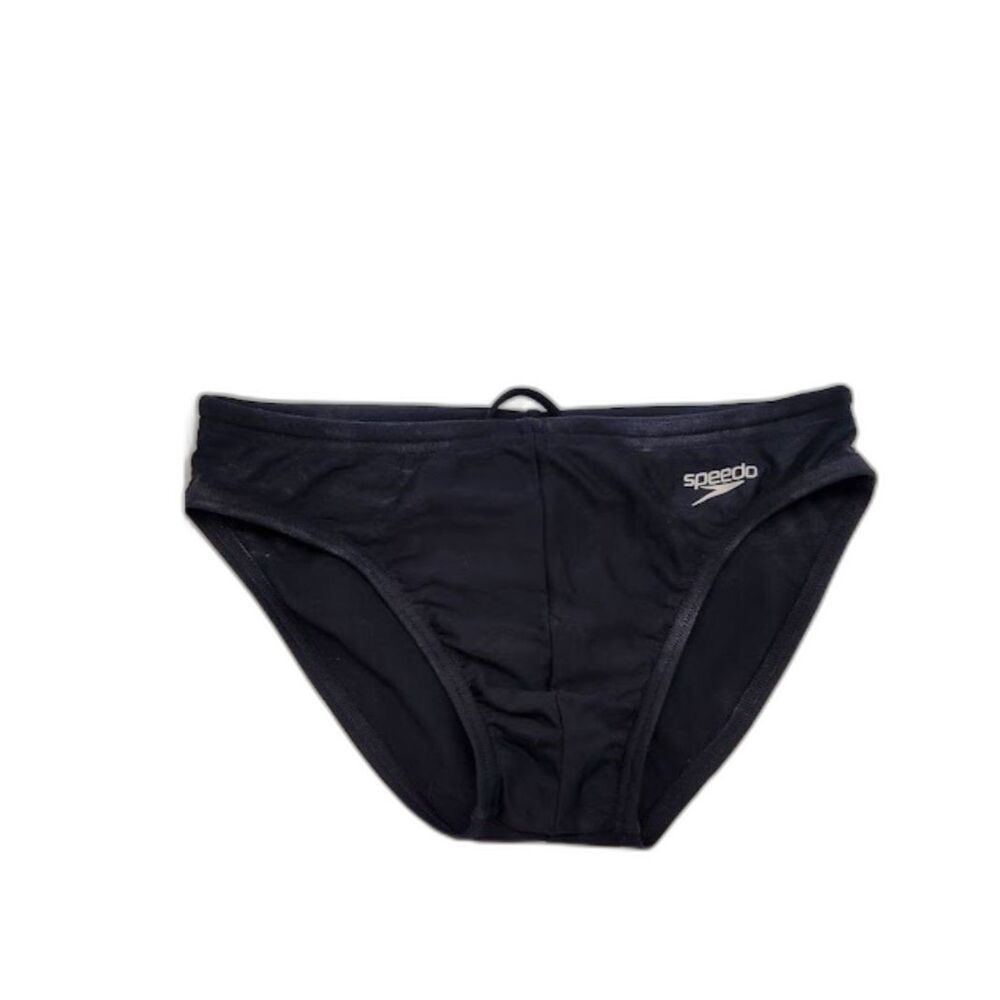 Speedo PowerFLEX Eco Black Swim Brief Men's 30 Pool Party Swim Meet Diving Sz.30